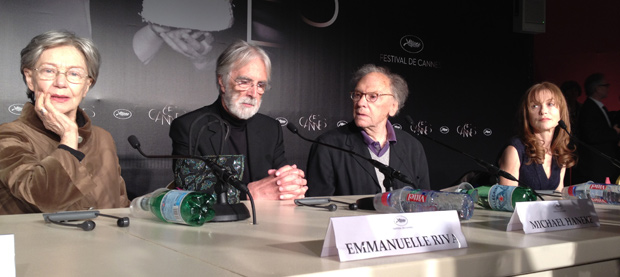 Haneke Hupper Trintignant Emmanuelle Riva Amour Cannes 2012 