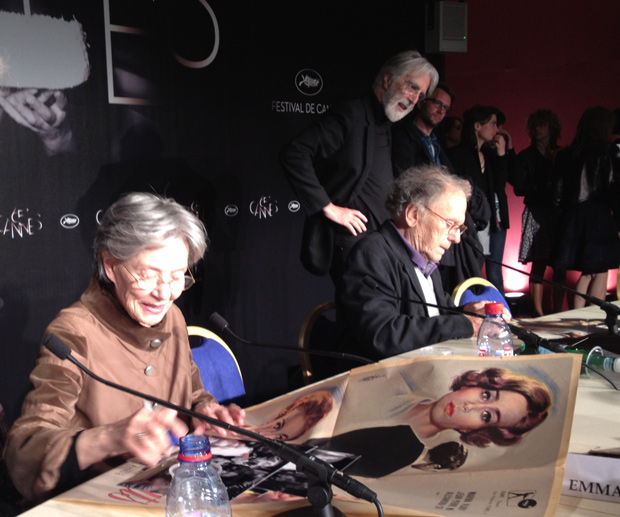 Haneke Hupper Trintignant Emmanuelle Riva Amour Cannes 2012 