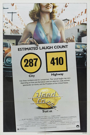 Used Cars - Robert Zemeckis Poster
