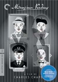 Monsieur Verdoux Charlie Chaplin Blu-ray