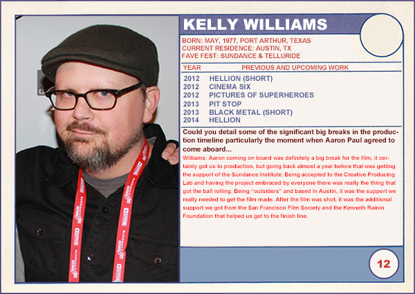2014 Sundance "Trading Cards" Series: #12. Kelly Williams (Hellion)