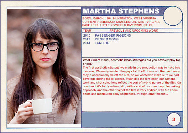 2014 Sundance "Trading Cards" Series: #3. Martha Stephens (Land Ho!)