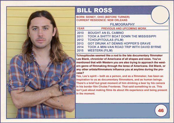 2015 Sundance Trading Card Series: #46. Bill Ross (Western)