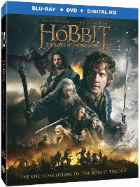 Peter Jackson The Hobbit: The Battle of Five Armies Blu-ray Cover Box