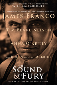 James Franco The Sound and the Fury Poster