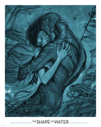 Guillermo Del Toro The Shape of Water Poster