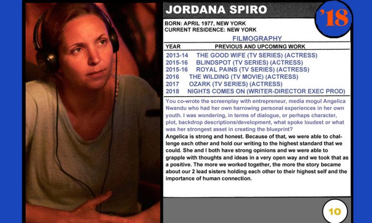 2018 NEXT Section Sundance Trading Card Series: #10. Jordana Spiro (Night Comes On)