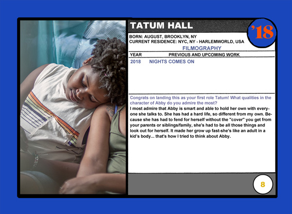 Tatum Hall (Night Comes On)